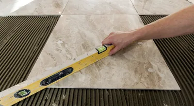 Large-format natural stone tiles for floors and walls